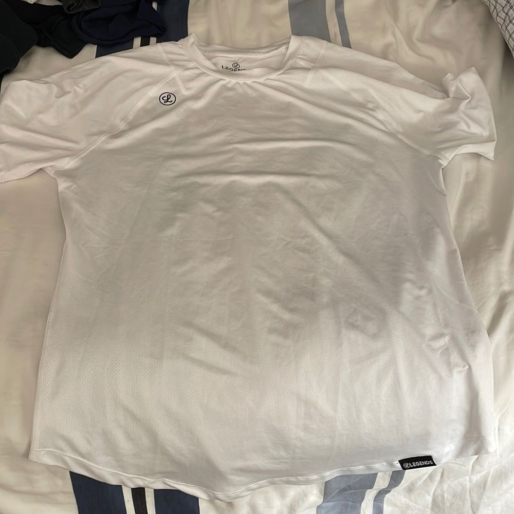 COPY - Legends Brand white t shirt workout
